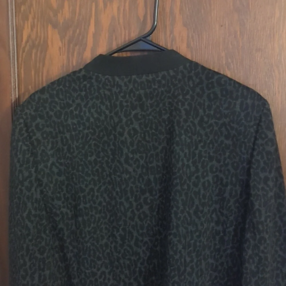 Loft Animal Print Business Professional Blazer Size 14 - Picture 6 of 8